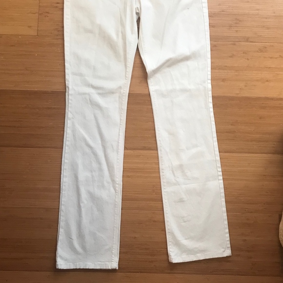 NYDJ White Original Slimming Straight Leg Jean 4 - Picture 4 of 6